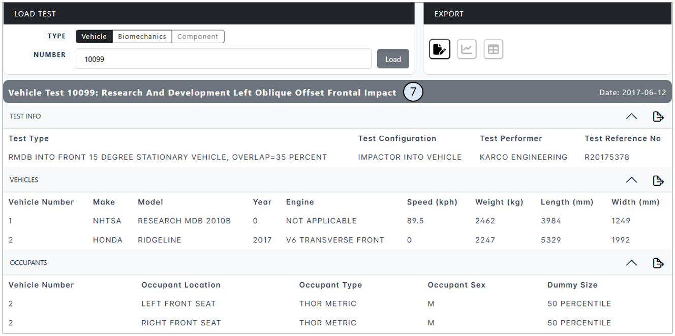 NHTSA Signal Analysis Tool